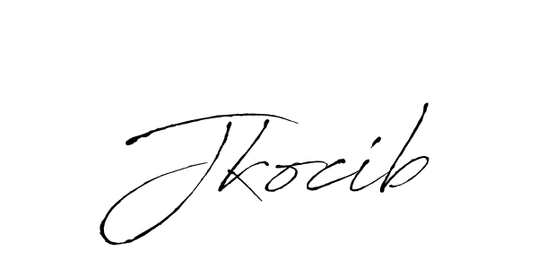 Design your own signature with our free online signature maker. With this signature software, you can create a handwritten (Antro_Vectra) signature for name Jkocib. Jkocib signature style 6 images and pictures png