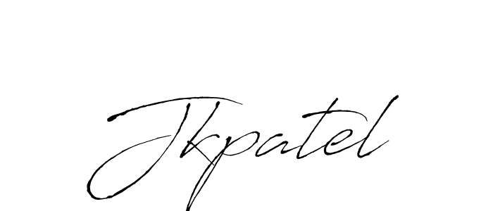Make a beautiful signature design for name Jkpatel. With this signature (Antro_Vectra) style, you can create a handwritten signature for free. Jkpatel signature style 6 images and pictures png