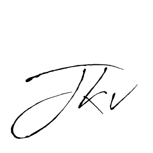 You should practise on your own different ways (Antro_Vectra) to write your name (Jkv) in signature. don't let someone else do it for you. Jkv signature style 6 images and pictures png