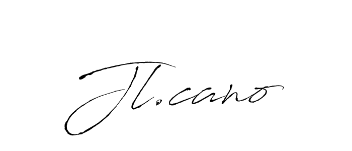 Create a beautiful signature design for name Jl.cano. With this signature (Antro_Vectra) fonts, you can make a handwritten signature for free. Jl.cano signature style 6 images and pictures png