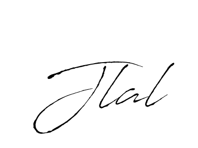Use a signature maker to create a handwritten signature online. With this signature software, you can design (Antro_Vectra) your own signature for name Jlal. Jlal signature style 6 images and pictures png