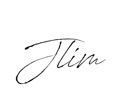 Make a beautiful signature design for name Jlim. With this signature (Antro_Vectra) style, you can create a handwritten signature for free. Jlim signature style 6 images and pictures png