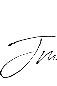 Create a beautiful signature design for name Jm. With this signature (Antro_Vectra) fonts, you can make a handwritten signature for free. Jm signature style 6 images and pictures png