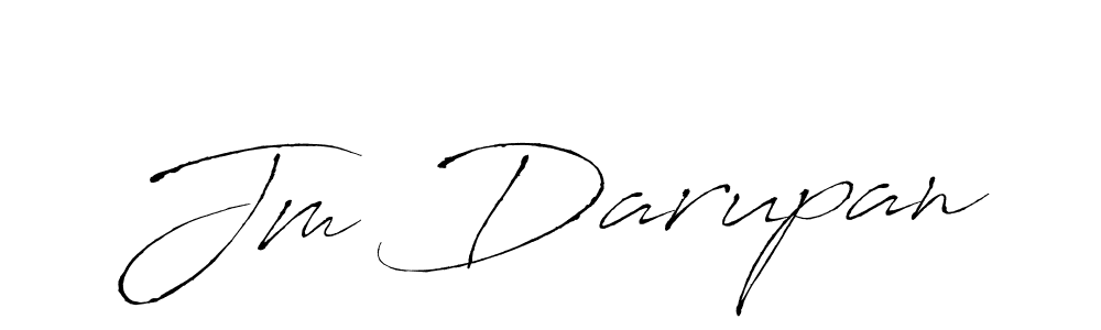 You should practise on your own different ways (Antro_Vectra) to write your name (Jm Darupan) in signature. don't let someone else do it for you. Jm Darupan signature style 6 images and pictures png