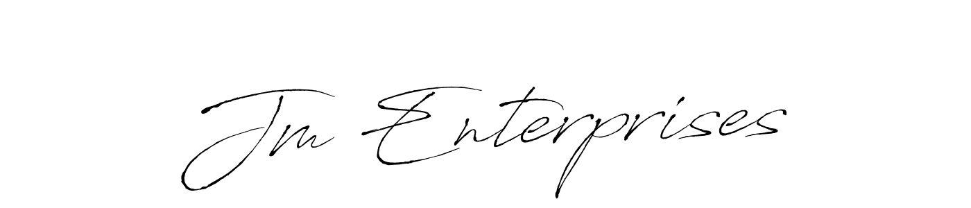 How to Draw Jm Enterprises signature style? Antro_Vectra is a latest design signature styles for name Jm Enterprises. Jm Enterprises signature style 6 images and pictures png