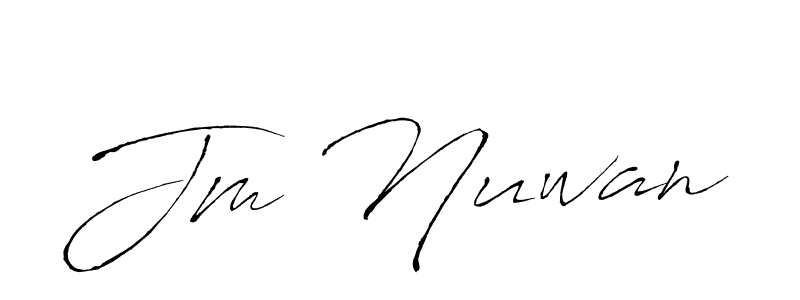 You should practise on your own different ways (Antro_Vectra) to write your name (Jm Nuwan) in signature. don't let someone else do it for you. Jm Nuwan signature style 6 images and pictures png