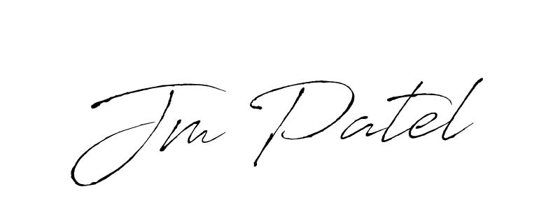 You should practise on your own different ways (Antro_Vectra) to write your name (Jm Patel) in signature. don't let someone else do it for you. Jm Patel signature style 6 images and pictures png