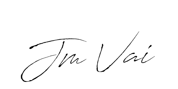 It looks lik you need a new signature style for name Jm Vai. Design unique handwritten (Antro_Vectra) signature with our free signature maker in just a few clicks. Jm Vai signature style 6 images and pictures png