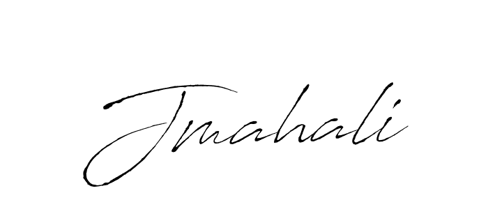 Use a signature maker to create a handwritten signature online. With this signature software, you can design (Antro_Vectra) your own signature for name Jmahali. Jmahali signature style 6 images and pictures png