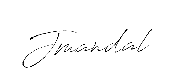 Design your own signature with our free online signature maker. With this signature software, you can create a handwritten (Antro_Vectra) signature for name Jmandal. Jmandal signature style 6 images and pictures png