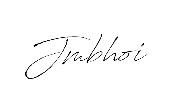 Make a beautiful signature design for name Jmbhoi. With this signature (Antro_Vectra) style, you can create a handwritten signature for free. Jmbhoi signature style 6 images and pictures png