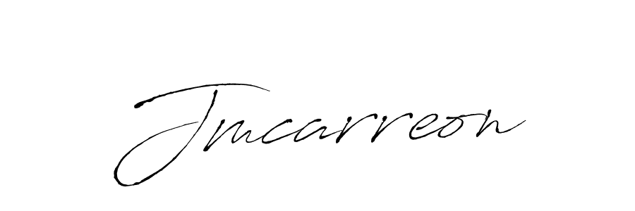 Make a beautiful signature design for name Jmcarreon. With this signature (Antro_Vectra) style, you can create a handwritten signature for free. Jmcarreon signature style 6 images and pictures png