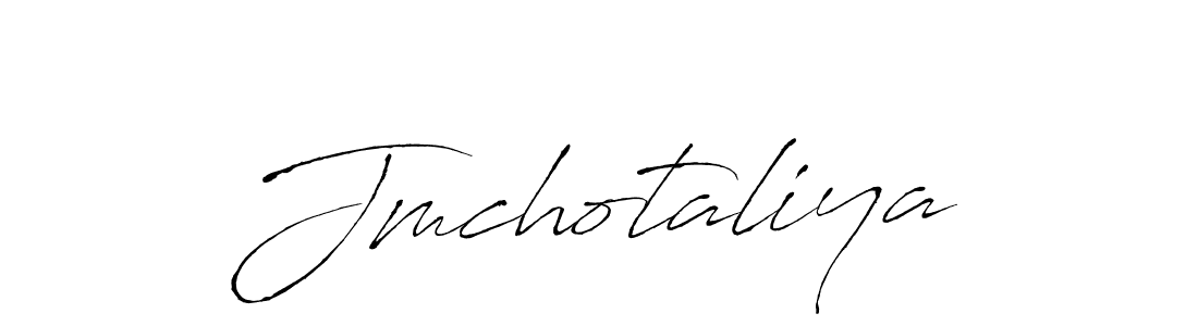 How to make Jmchotaliya signature? Antro_Vectra is a professional autograph style. Create handwritten signature for Jmchotaliya name. Jmchotaliya signature style 6 images and pictures png