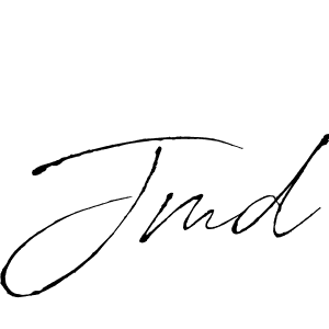 The best way (Antro_Vectra) to make a short signature is to pick only two or three words in your name. The name Jmd include a total of six letters. For converting this name. Jmd signature style 6 images and pictures png