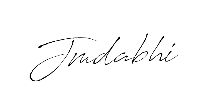 Create a beautiful signature design for name Jmdabhi. With this signature (Antro_Vectra) fonts, you can make a handwritten signature for free. Jmdabhi signature style 6 images and pictures png