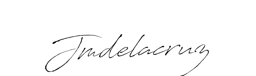 Design your own signature with our free online signature maker. With this signature software, you can create a handwritten (Antro_Vectra) signature for name Jmdelacruz. Jmdelacruz signature style 6 images and pictures png