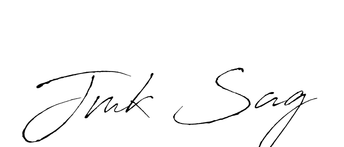 Create a beautiful signature design for name Jmk Sag. With this signature (Antro_Vectra) fonts, you can make a handwritten signature for free. Jmk Sag signature style 6 images and pictures png