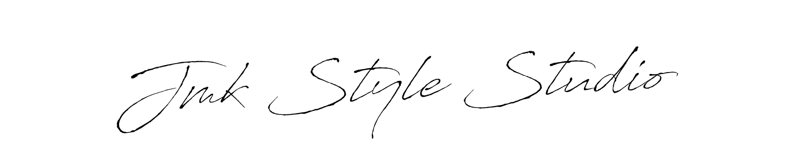 The best way (Antro_Vectra) to make a short signature is to pick only two or three words in your name. The name Jmk Style Studio include a total of six letters. For converting this name. Jmk Style Studio signature style 6 images and pictures png