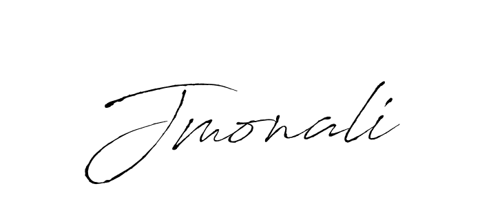 The best way (Antro_Vectra) to make a short signature is to pick only two or three words in your name. The name Jmonali include a total of six letters. For converting this name. Jmonali signature style 6 images and pictures png