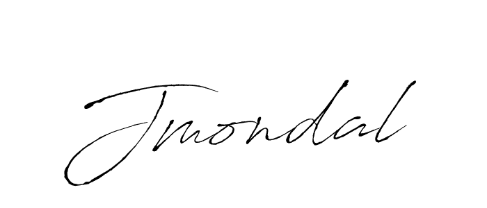 How to make Jmondal signature? Antro_Vectra is a professional autograph style. Create handwritten signature for Jmondal name. Jmondal signature style 6 images and pictures png