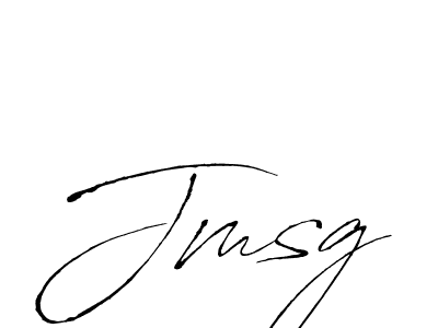 Use a signature maker to create a handwritten signature online. With this signature software, you can design (Antro_Vectra) your own signature for name Jmsg. Jmsg signature style 6 images and pictures png