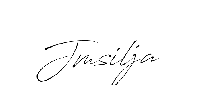 Use a signature maker to create a handwritten signature online. With this signature software, you can design (Antro_Vectra) your own signature for name Jmsilja. Jmsilja signature style 6 images and pictures png