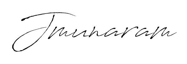 Build your personal autograph collection for name Jmunaram with Antro_Vectra design. Browse, select, and save your favorites. Jmunaram signature style 6 images and pictures png