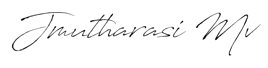 The Antro_Vectra signature style provides a bold statement for name Jmutharasi Mv. Designed for business owners, executives, and leaders. Jmutharasi Mv signature style 6 images and pictures png