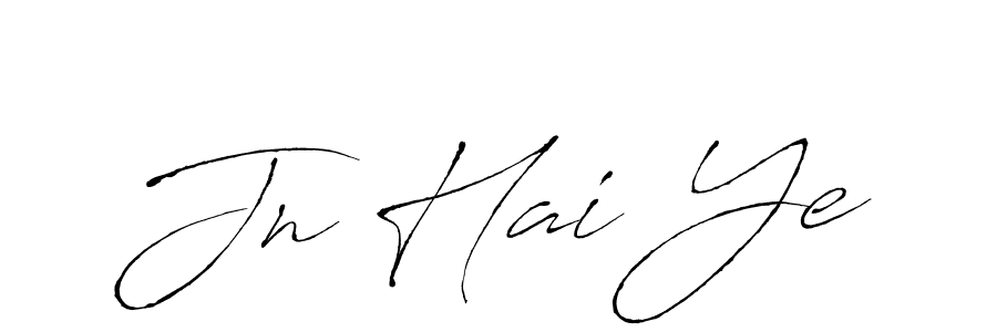 Also You can easily find your signature by using the search form. We will create Jn Hai Ye name handwritten signature images for you free of cost using Antro_Vectra sign style. Jn Hai Ye signature style 6 images and pictures png