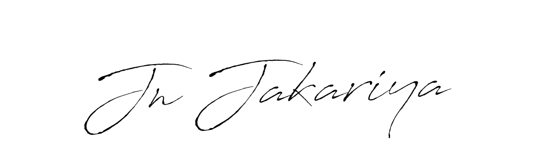 It looks lik you need a new signature style for name Jn Jakariya. Design unique handwritten (Antro_Vectra) signature with our free signature maker in just a few clicks. Jn Jakariya signature style 6 images and pictures png