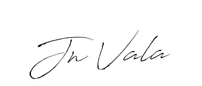 How to make Jn Vala signature? Antro_Vectra is a professional autograph style. Create handwritten signature for Jn Vala name. Jn Vala signature style 6 images and pictures png