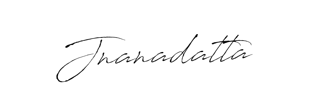 Design your own signature with our free online signature maker. With this signature software, you can create a handwritten (Antro_Vectra) signature for name Jnanadatta. Jnanadatta signature style 6 images and pictures png