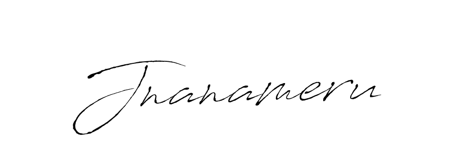 Create a beautiful signature design for name Jnanameru. With this signature (Antro_Vectra) fonts, you can make a handwritten signature for free. Jnanameru signature style 6 images and pictures png