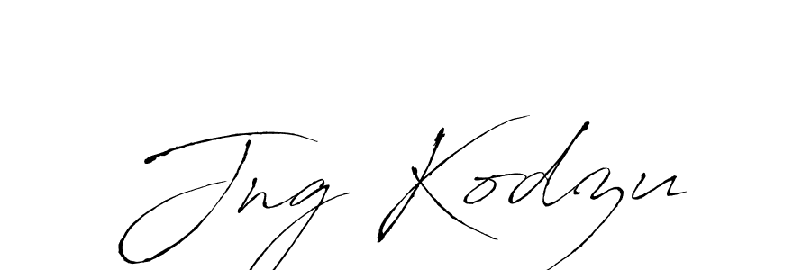 The best way (Antro_Vectra) to make a short signature is to pick only two or three words in your name. The name Jng Kodzu include a total of six letters. For converting this name. Jng Kodzu signature style 6 images and pictures png