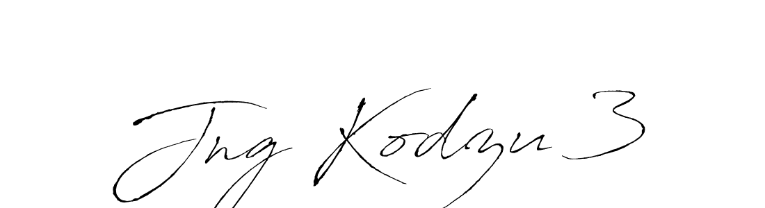 if you are searching for the best signature style for your name Jng Kodzu 3. so please give up your signature search. here we have designed multiple signature styles  using Antro_Vectra. Jng Kodzu 3 signature style 6 images and pictures png