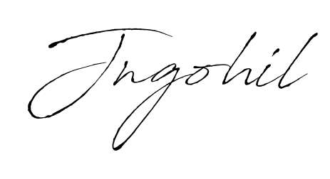 Create an unforgettable impression when signing with Jngohil name styled in Antro_Vectra typography. 100% free online generator. Jngohil signature style 6 images and pictures png