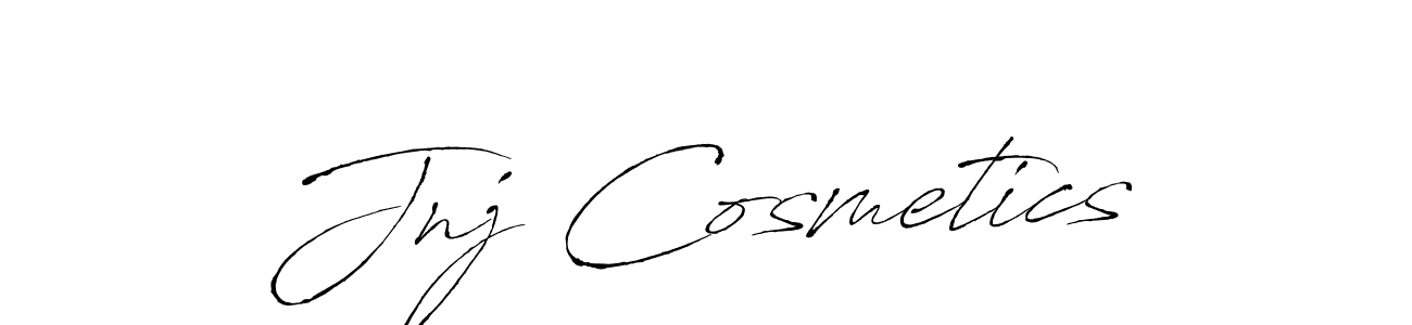Make a beautiful signature design for name Jnj Cosmetics. With this signature (Antro_Vectra) style, you can create a handwritten signature for free. Jnj Cosmetics signature style 6 images and pictures png