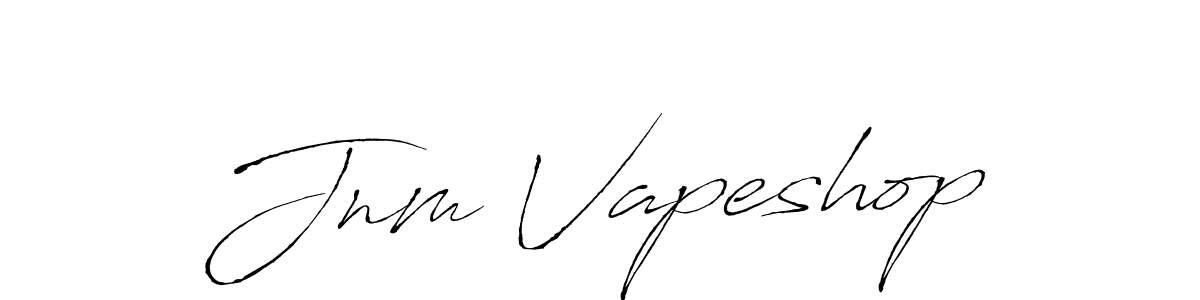 Design your own signature with our free online signature maker. With this signature software, you can create a handwritten (Antro_Vectra) signature for name Jnm Vapeshop. Jnm Vapeshop signature style 6 images and pictures png