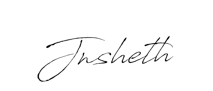 Design your own signature with our free online signature maker. With this signature software, you can create a handwritten (Antro_Vectra) signature for name Jnsheth. Jnsheth signature style 6 images and pictures png