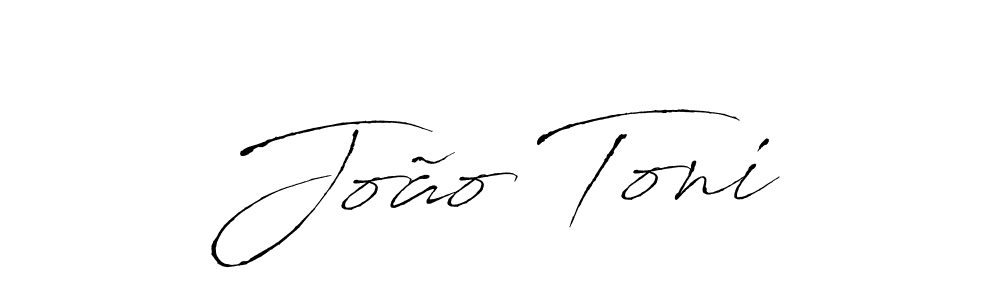 The best way (Antro_Vectra) to make a short signature is to pick only two or three words in your name. The name João Toni include a total of six letters. For converting this name. João Toni signature style 6 images and pictures png