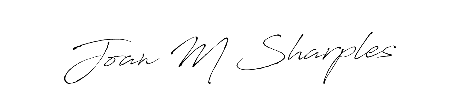 You should practise on your own different ways (Antro_Vectra) to write your name (Joan M Sharples) in signature. don't let someone else do it for you. Joan M Sharples signature style 6 images and pictures png