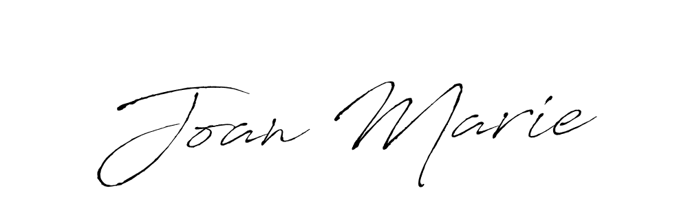 Design your own signature with our free online signature maker. With this signature software, you can create a handwritten (Antro_Vectra) signature for name Joan Marie. Joan Marie signature style 6 images and pictures png