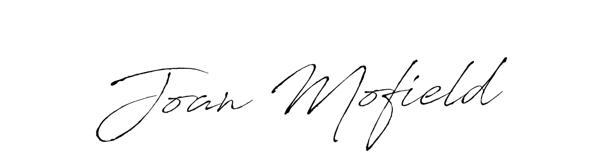 How to make Joan Mofield name signature. Use Antro_Vectra style for creating short signs online. This is the latest handwritten sign. Joan Mofield signature style 6 images and pictures png