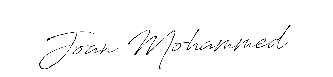 The best way (Antro_Vectra) to make a short signature is to pick only two or three words in your name. The name Joan Mohammed include a total of six letters. For converting this name. Joan Mohammed signature style 6 images and pictures png