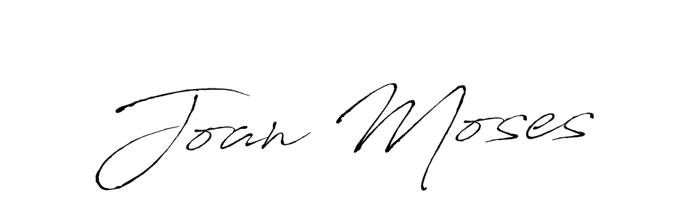 Joan Moses stylish signature style. Best Handwritten Sign (Antro_Vectra) for my name. Handwritten Signature Collection Ideas for my name Joan Moses. Joan Moses signature style 6 images and pictures png