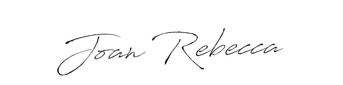 How to make Joan Rebecca name signature. Use Antro_Vectra style for creating short signs online. This is the latest handwritten sign. Joan Rebecca signature style 6 images and pictures png