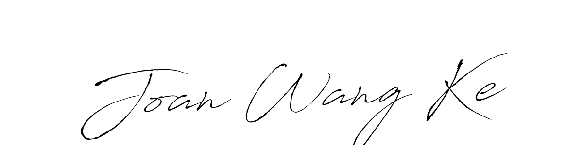 Make a beautiful signature design for name Joan Wang Ke. Use this online signature maker to create a handwritten signature for free. Joan Wang Ke signature style 6 images and pictures png