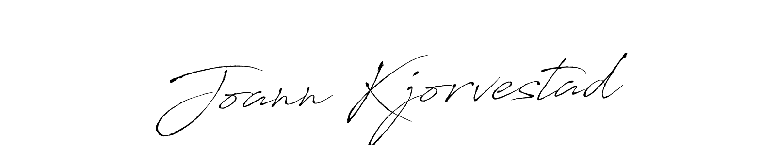 Make a beautiful signature design for name Joann Kjorvestad. With this signature (Antro_Vectra) style, you can create a handwritten signature for free. Joann Kjorvestad signature style 6 images and pictures png