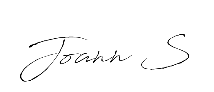 Create a beautiful signature design for name Joann S. With this signature (Antro_Vectra) fonts, you can make a handwritten signature for free. Joann S signature style 6 images and pictures png