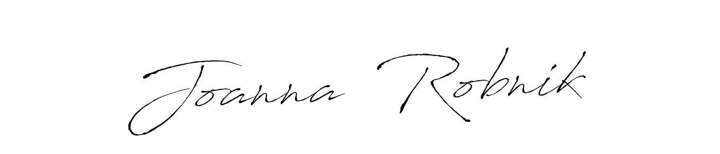 Design your own signature with our free online signature maker. With this signature software, you can create a handwritten (Antro_Vectra) signature for name Joanna  Robnik. Joanna  Robnik signature style 6 images and pictures png